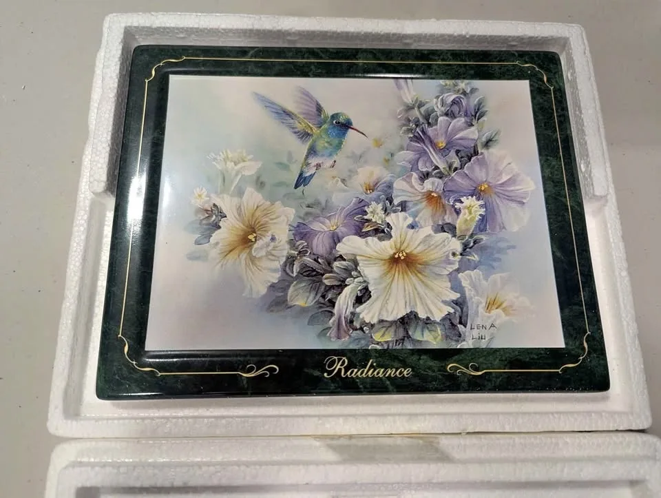 Hummingbird collector plates (rectangle)