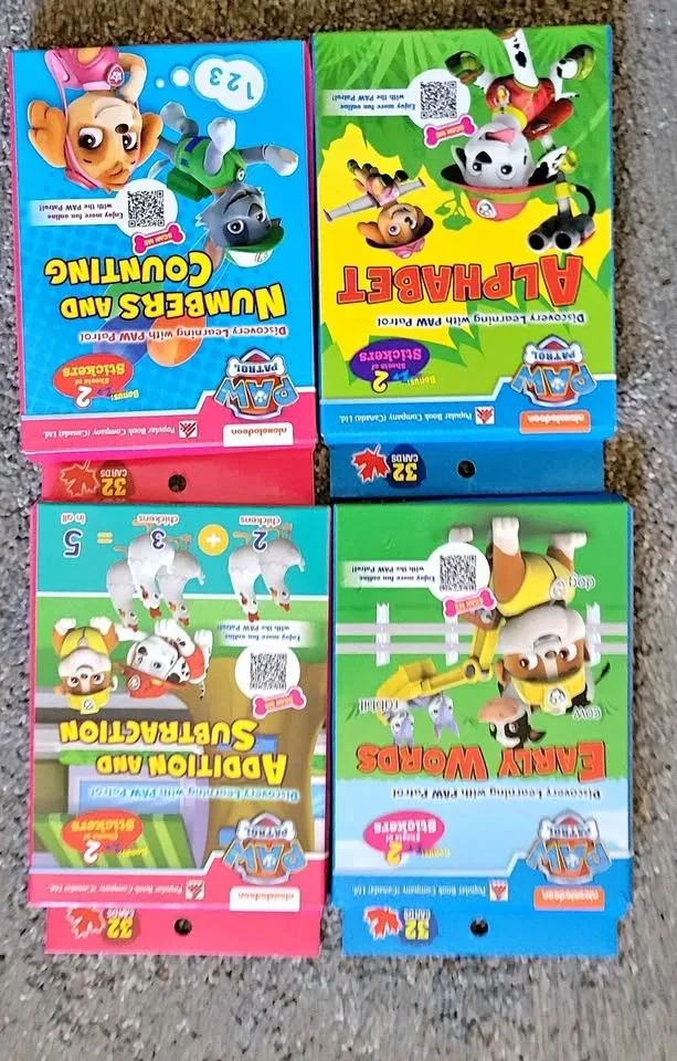 Bnc Paw Patrol learning cards