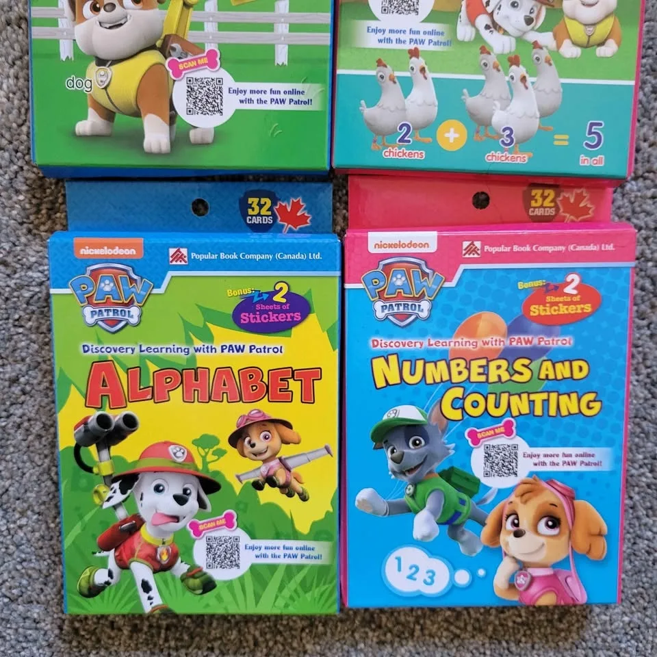 Bnc Paw Patrol learning cards image indicator(5)