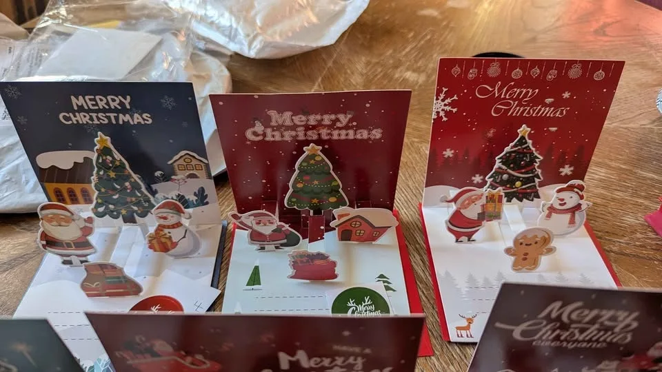 Popup greeting cards for Christmas image indicator(2)