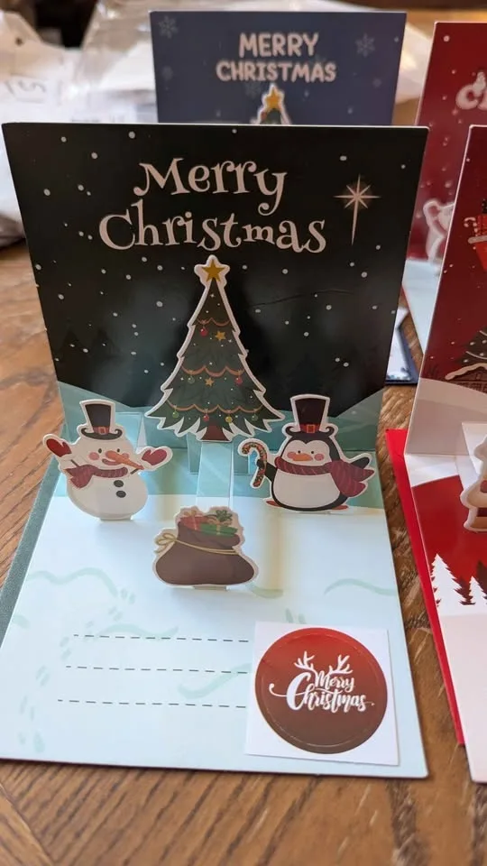 Popup greeting cards for Christmas image indicator(3)