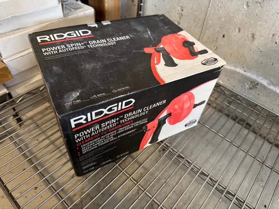 RIDGID POWER SPIN DRAIN CLEANER W/ AUTOFEED TECH image indicator(2)