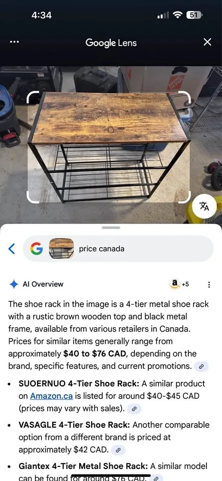 Rustic Wooden Top Shoe Rack