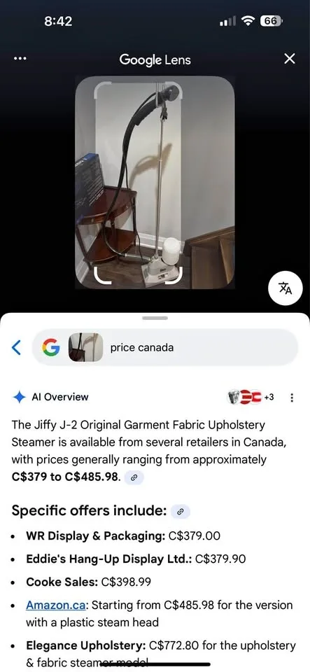 JIFFY J-2 COMMERCIAL/INDUSTRIAL GRADE STEAM CLEANER