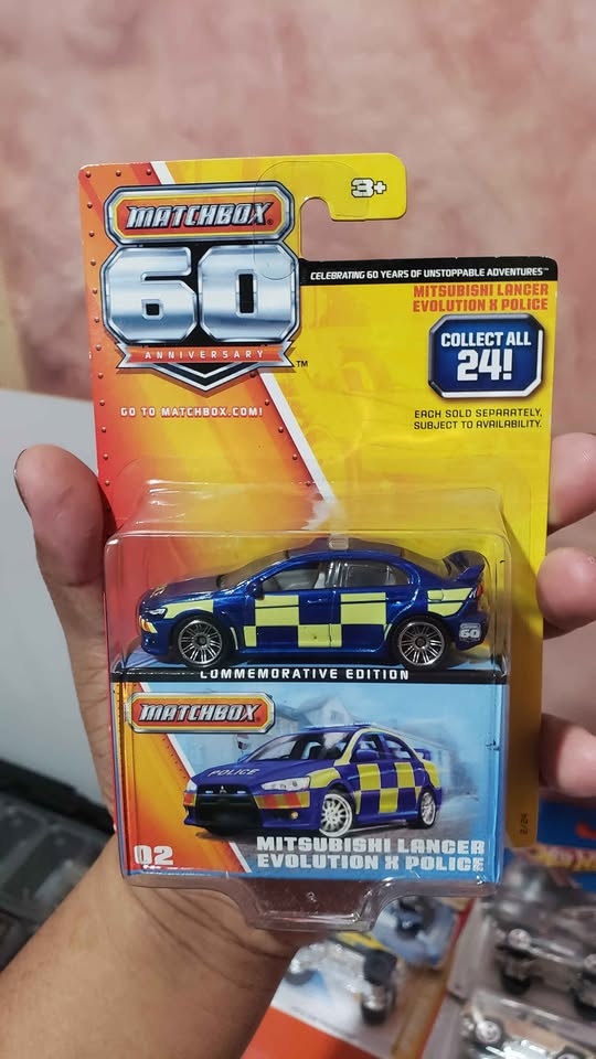 Matchbox Mitsubishi Lancer Evolution X Police Car