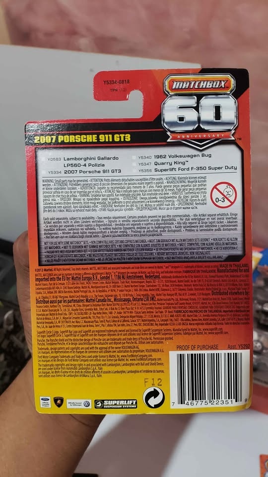 RARE Matchbox 60th anniversary 2007 PORSCHE 911 GTS - photo 4