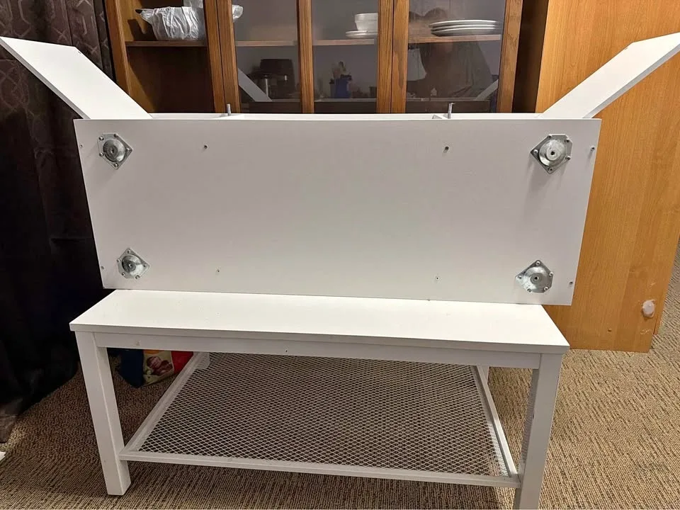 White Storage Cabinet / TV Stand