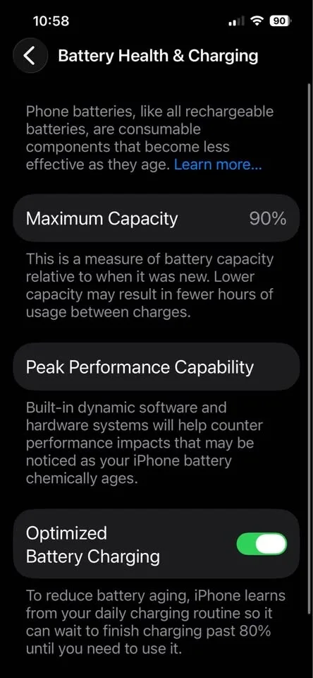 iPhone 14, 128 GB, 90% ,OG Apple 🔋 image indicator(8)