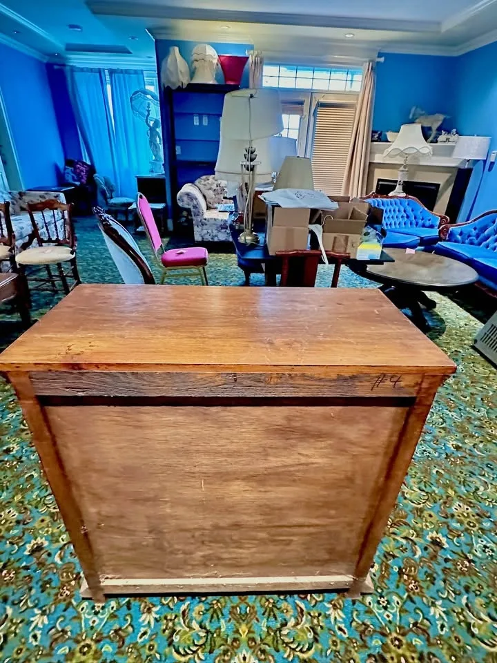 Rustic Wooden Two-Door Storage Cabinet image indicator(4)