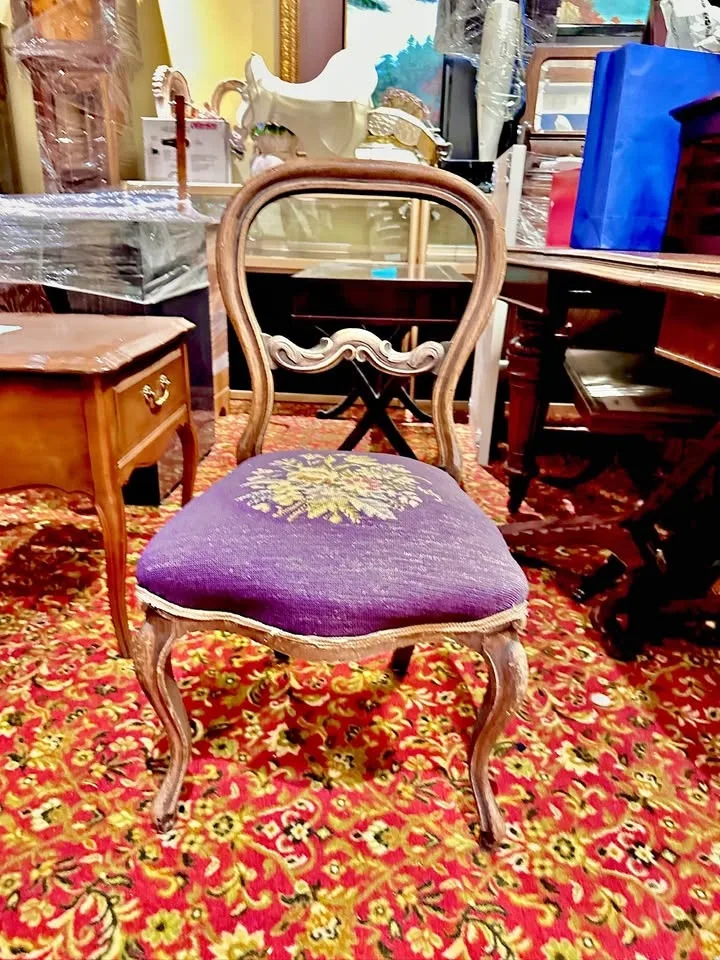 Antique Carved Side Chair