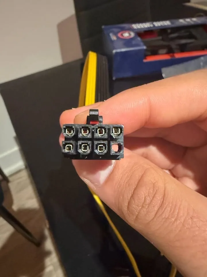 DKARDU 8 pin Male to Dual 2 x 8 Pin Male PCIe cable image indicator(2)