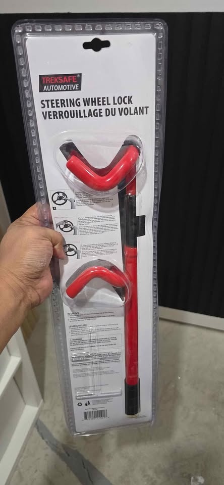 TREKSAFE Automotive Steering Wheel Lock - New in P - photo 2