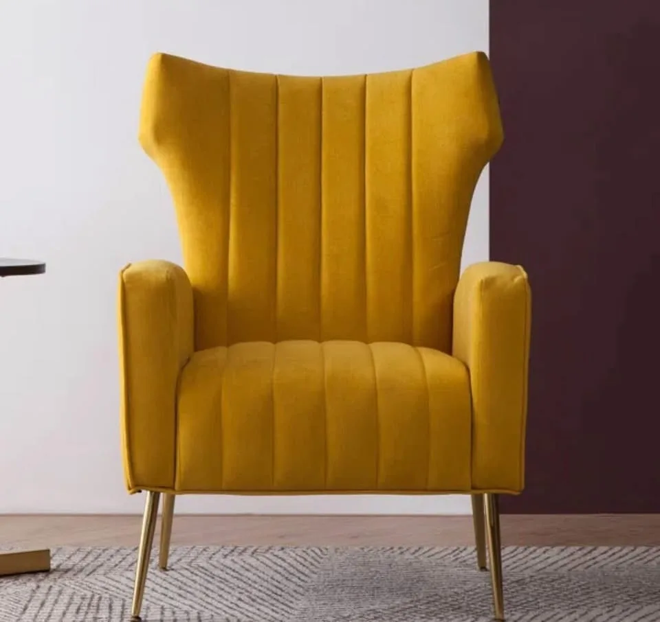 Wingback Velvet Arm Chair image indicator(2)