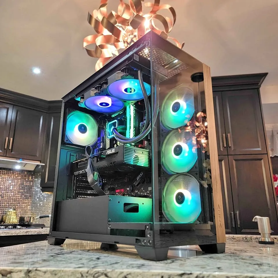 CUSTOM GAMING PC : Ryzen 7 5700G / RTX 5060 / 32GB RAM / WIFi