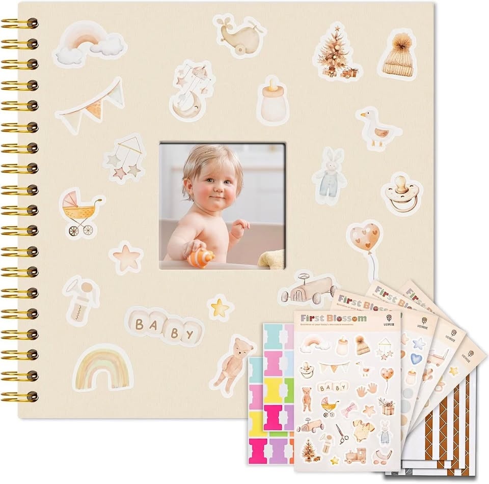 NEW~ First Year Scrapbook Album, Acid-Free, 10×10