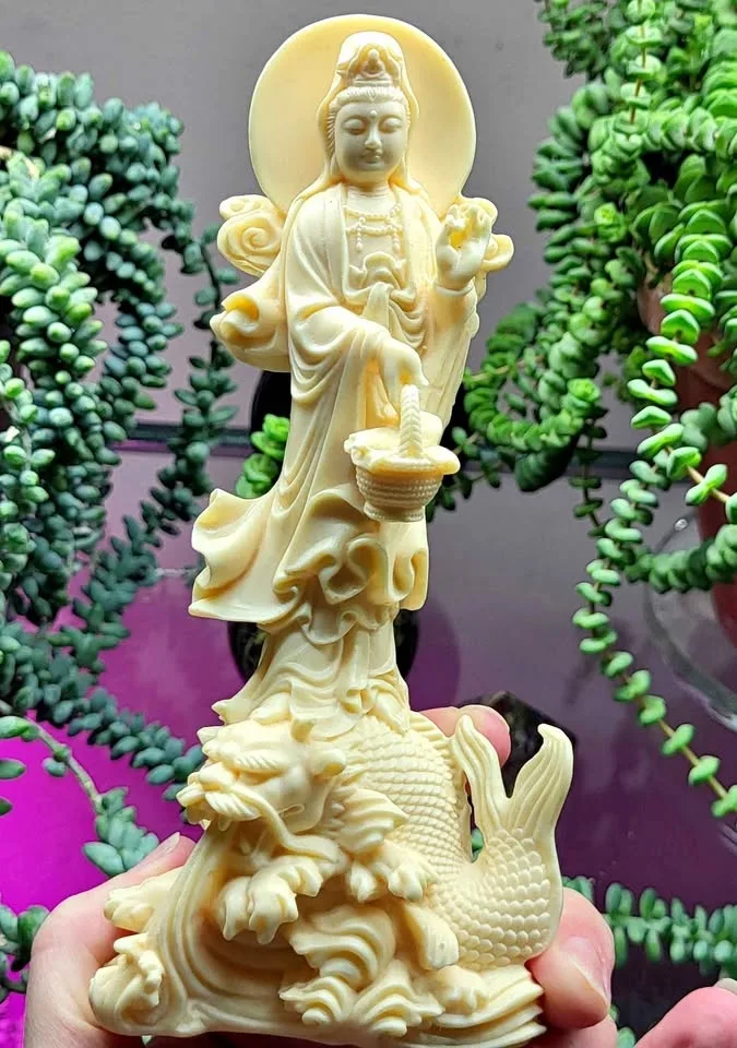 Guanyin hand carved statue
