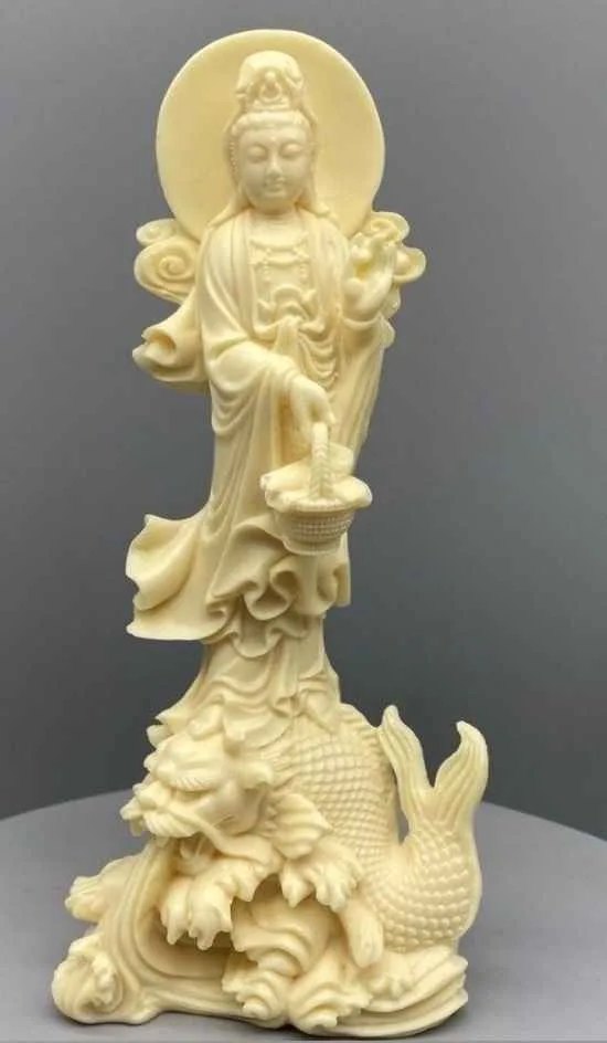 Guanyin hand carved statue image indicator(3)