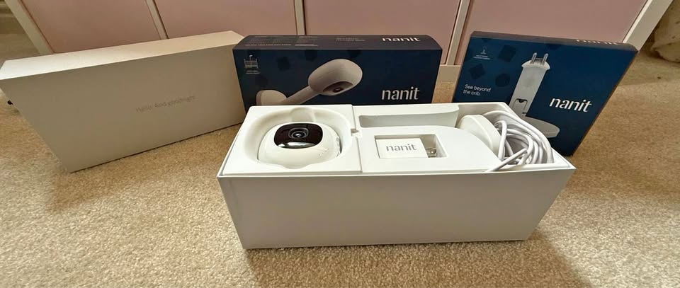 Nanit Baby HD Monitor with Wall Mount & Stand