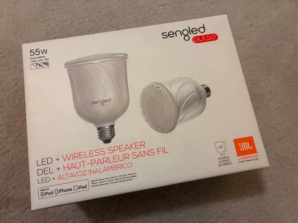 Sengled LED + JBL Bluetooth wireless speakers