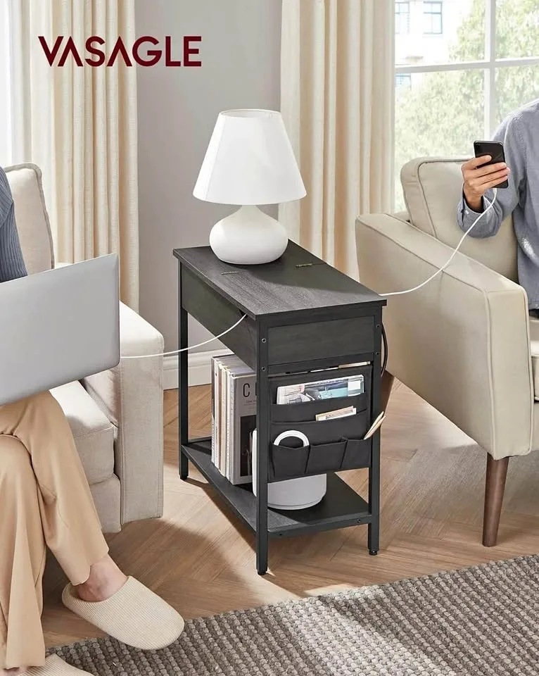 ✨ Brand New VASAGLE Side Table with Storage