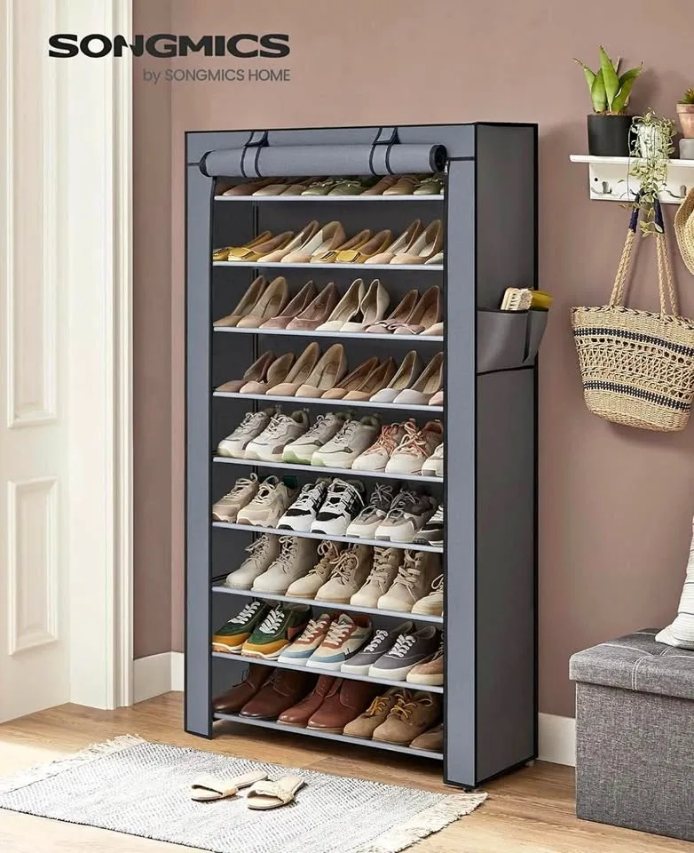 New SONGMICS 9-Tier Shoe Rack – Large Capacity