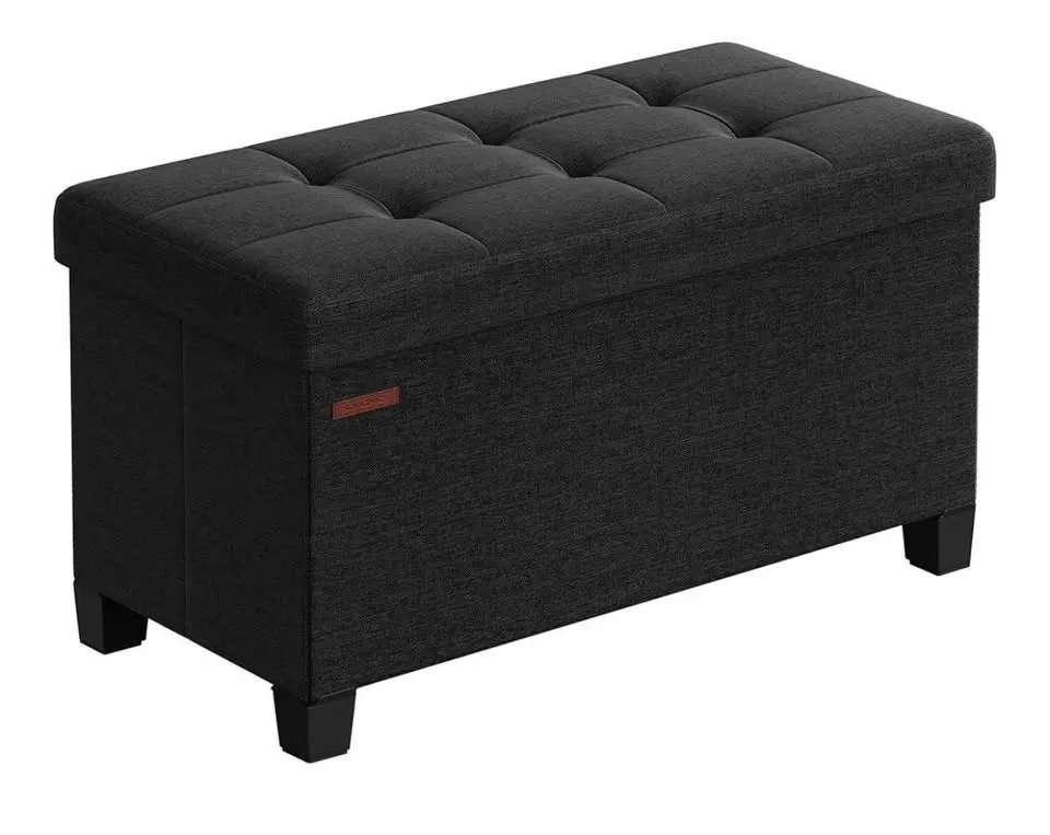 🔥 SONGMICS Storage Ottoman Bench – BRAND NEW (Ink Black) image indicator(2)
