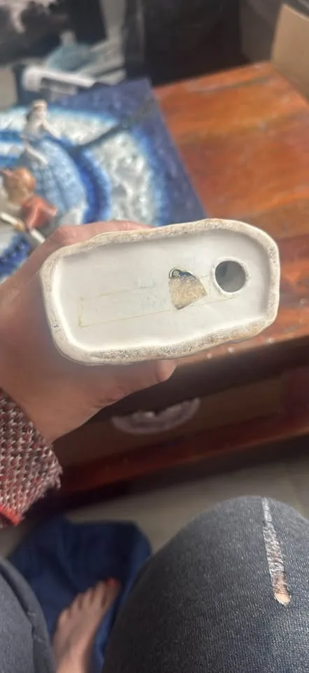 vintage porcelain figurine mother bird with her baby birds image indicator(3)