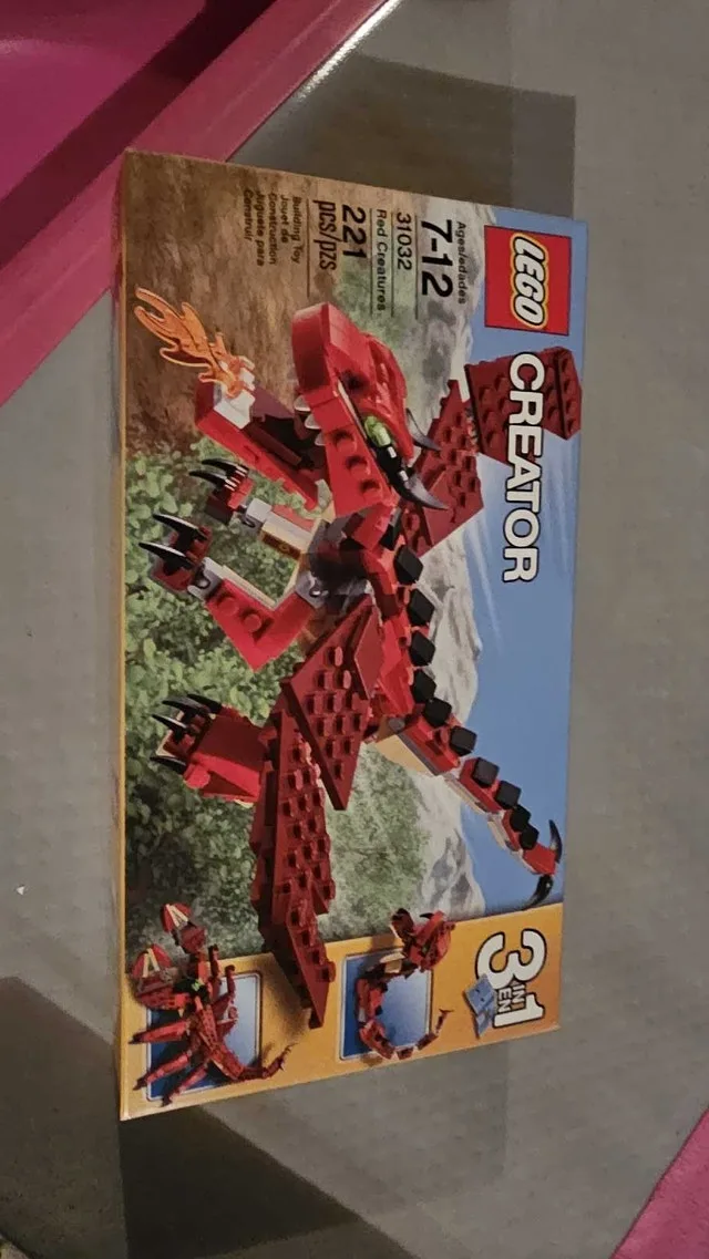 Lego creator red creatures 3 in 1 set *new*