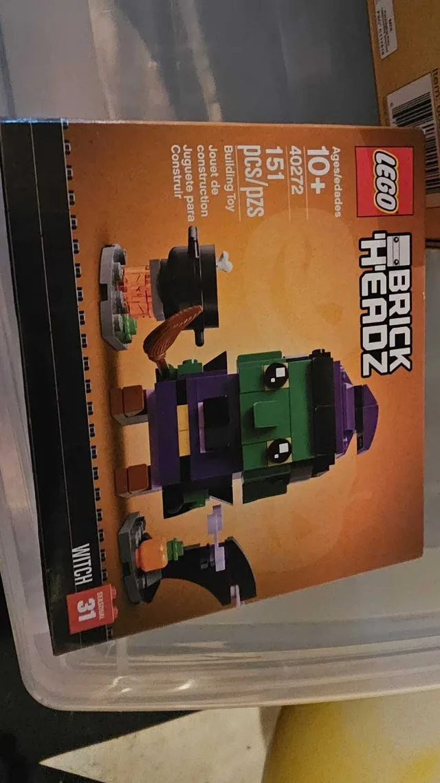 Lego brickheadz witch #31 brand new