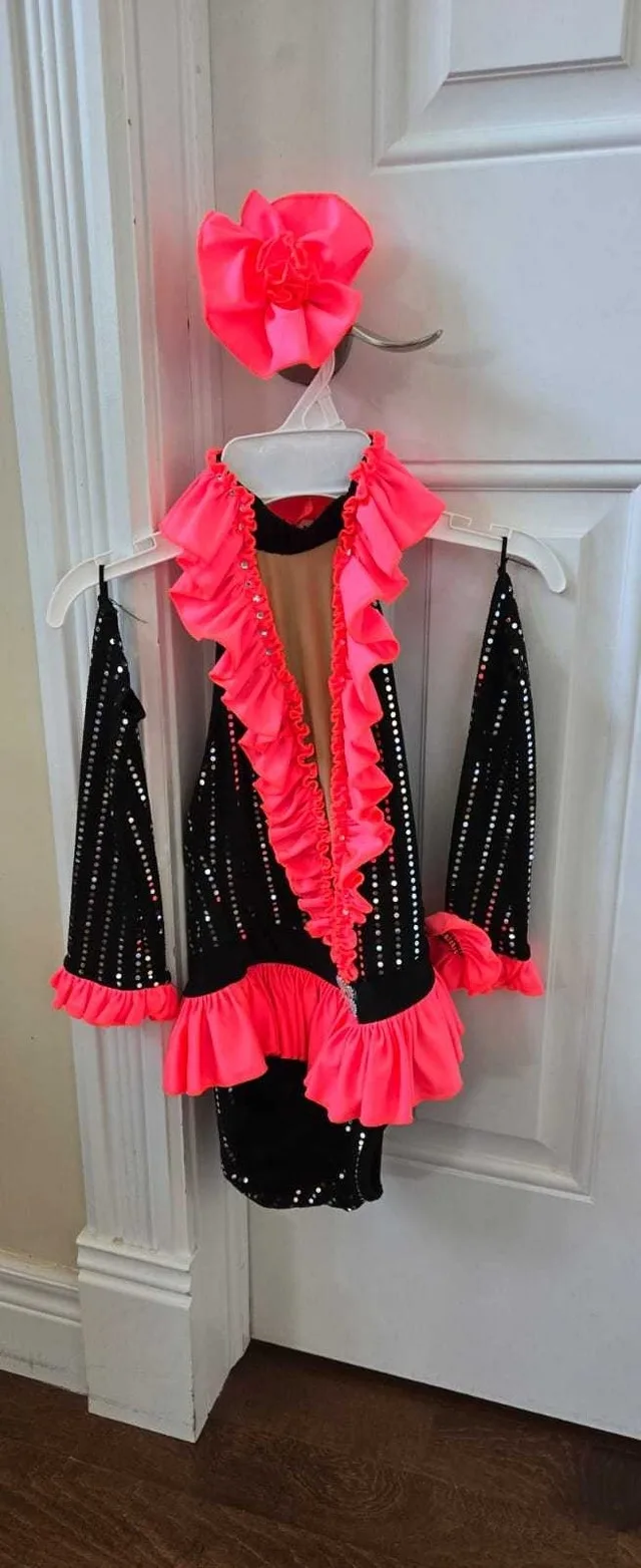 Girls new Glamour dance outfit costume