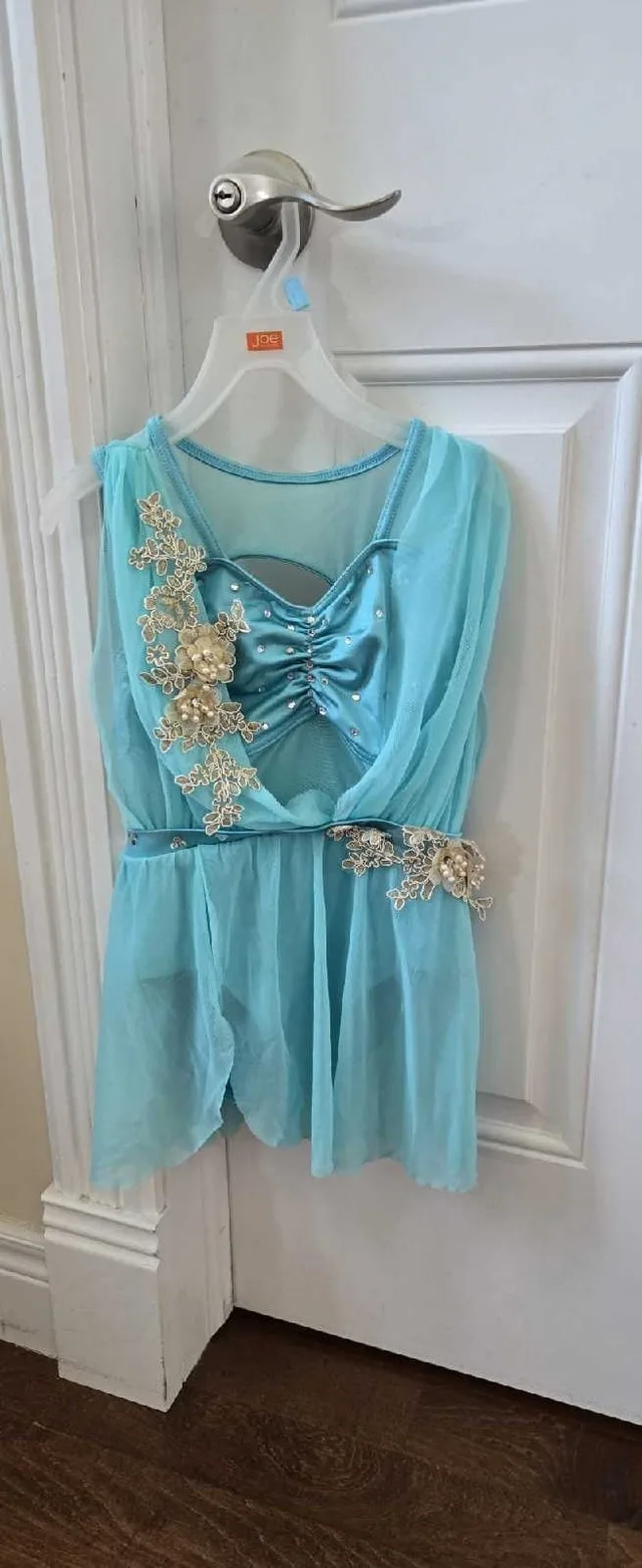 Girls Glamour dance outfit costume for competitive dance