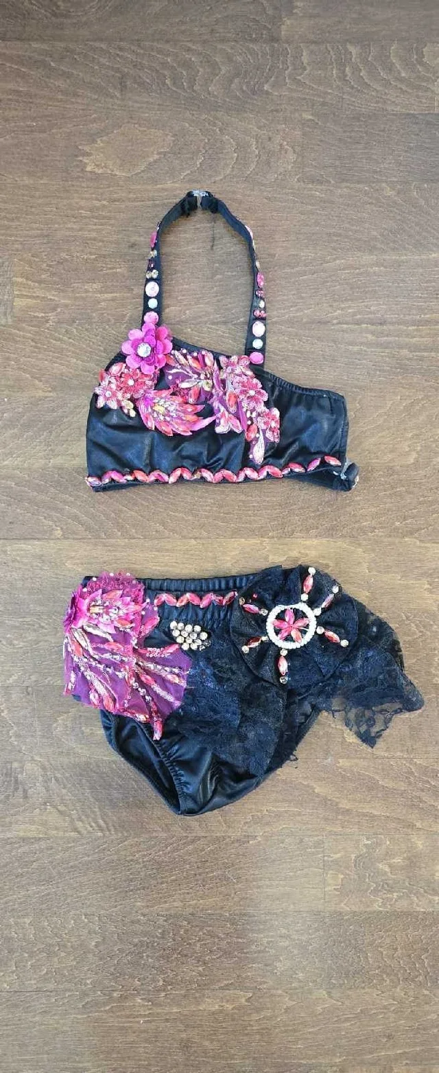 Girls Glamour dance outfit costume for competitive dance