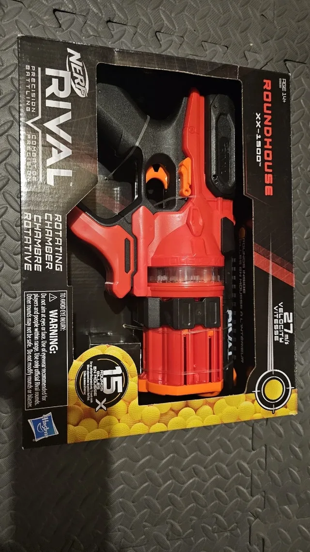 Nerf rival roundhouse gun xx-1500 brand new in box