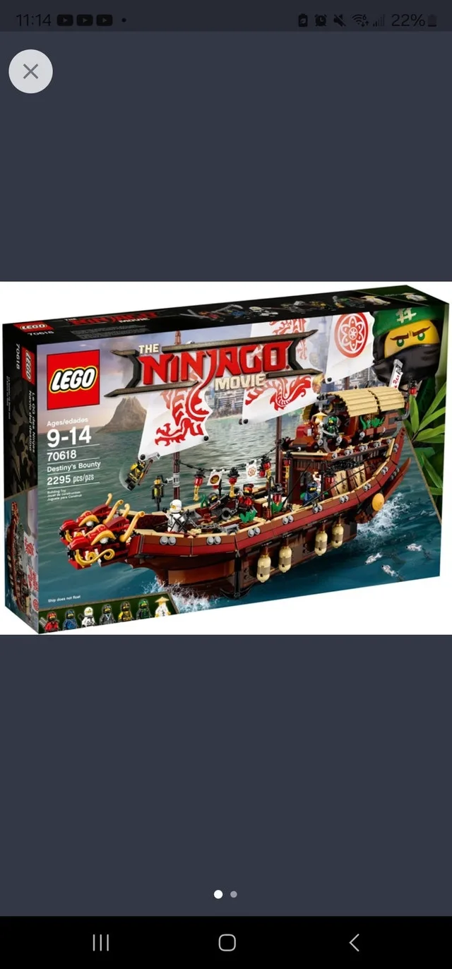 Lego Ninjago Destiny's Bounty 70618 Brand New BNIB