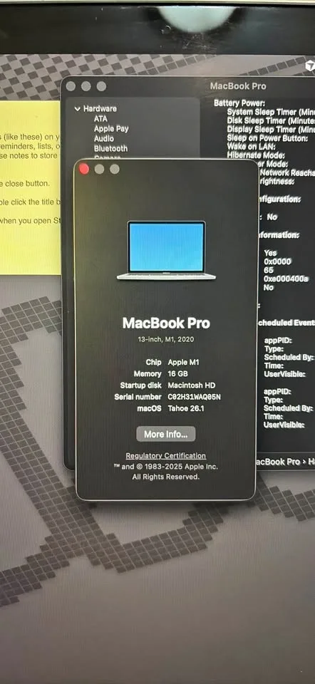 16gb 512gb M1 MacBook Pro (2020)