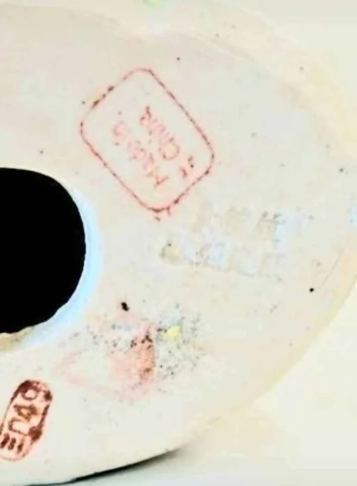 Vtg Fu Lu Shou Famillie Rose Porcelain Statue image indicator(8)