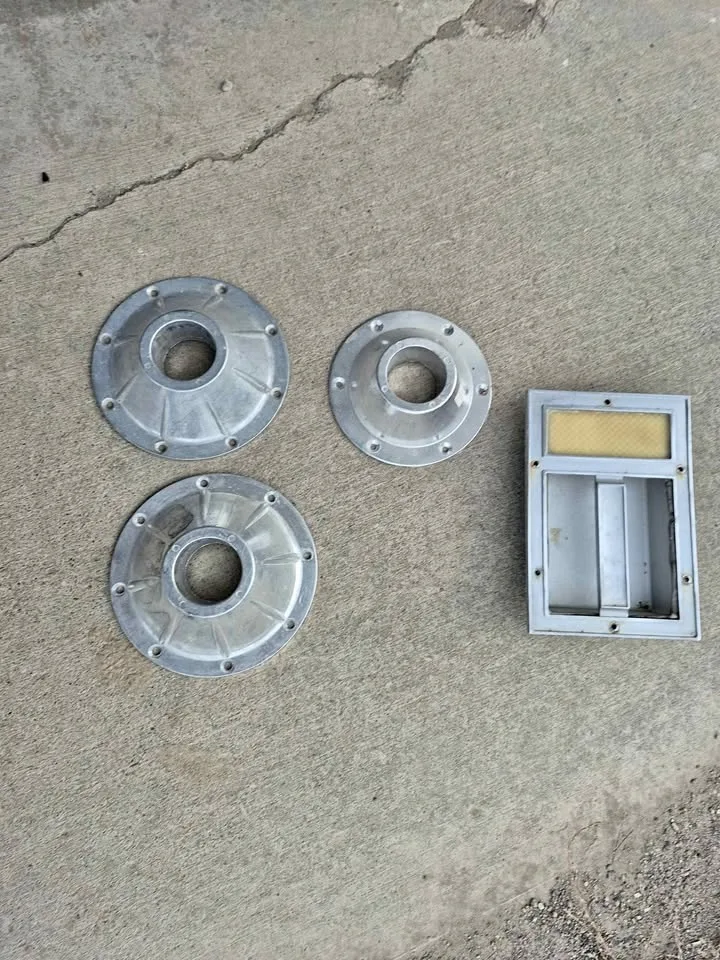 RV table mounts (sold) and RV outside Handle with light