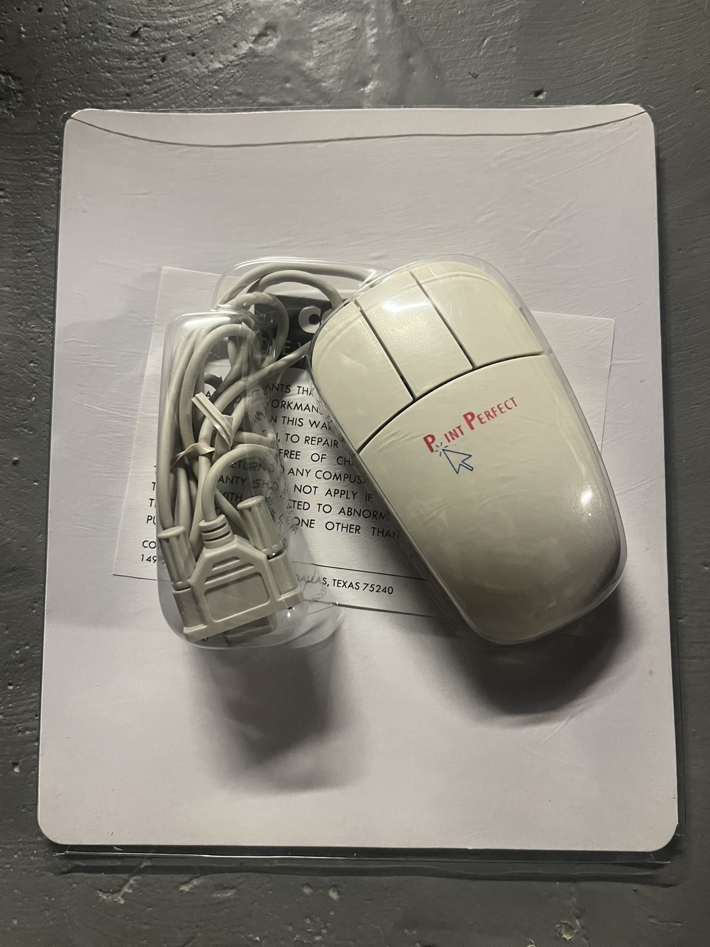 Point Perfect Mouser Lite 3 Button Serial PC Mouse - photo 4