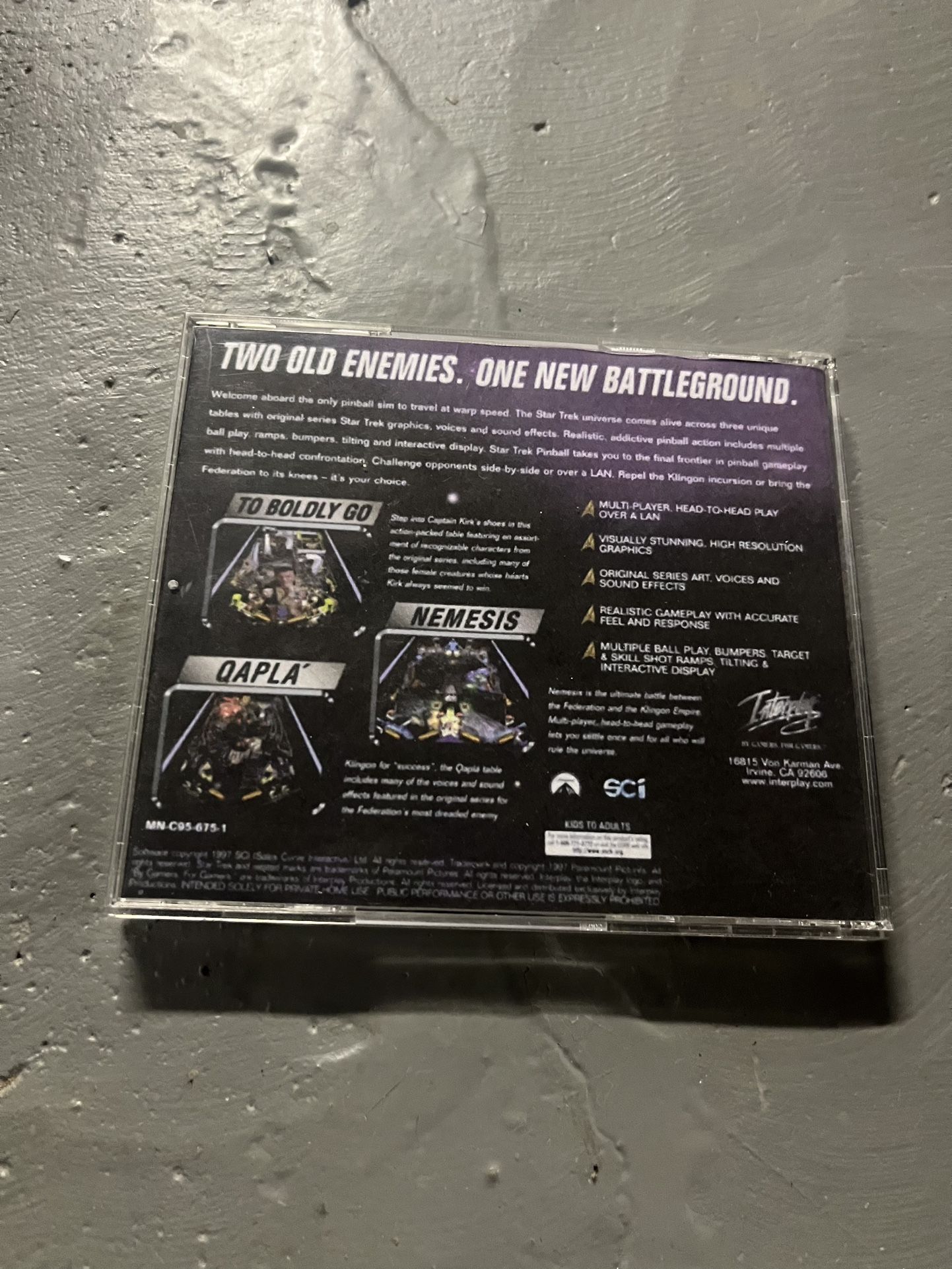Star Trek Pinball PC Game 1998 CD ROM Windows 95 Classic - photo 3