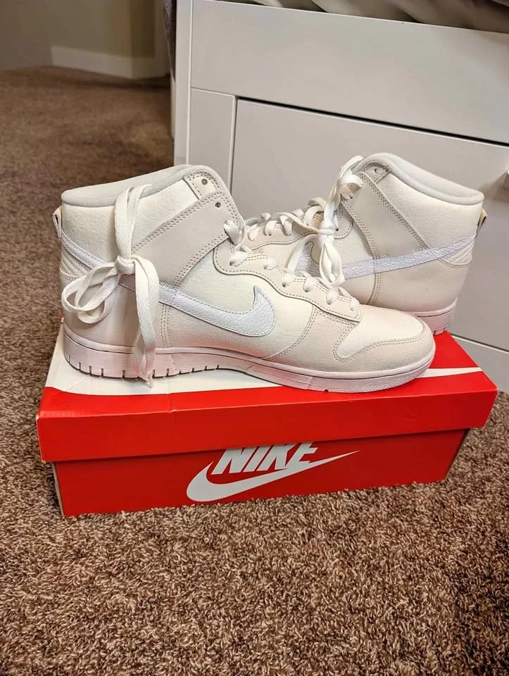 Nike Dunk High Premium Summit White Mens Size 13