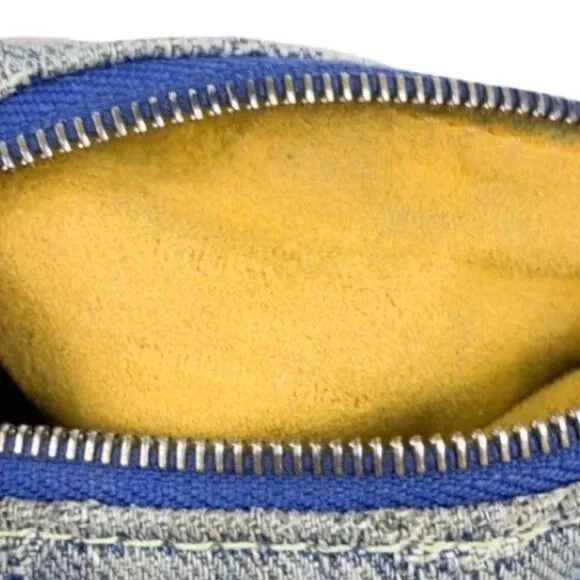 Louis Vuitton Denim Mini Speedy Keychain image indicator(4)