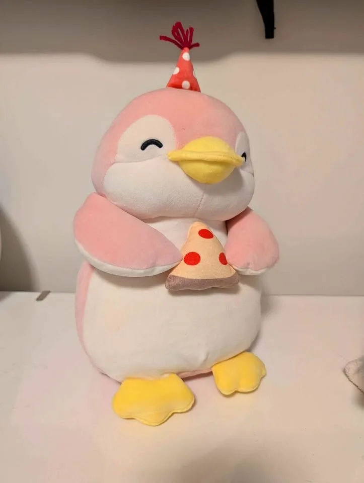 Pizza Penguin Stuffed Animal