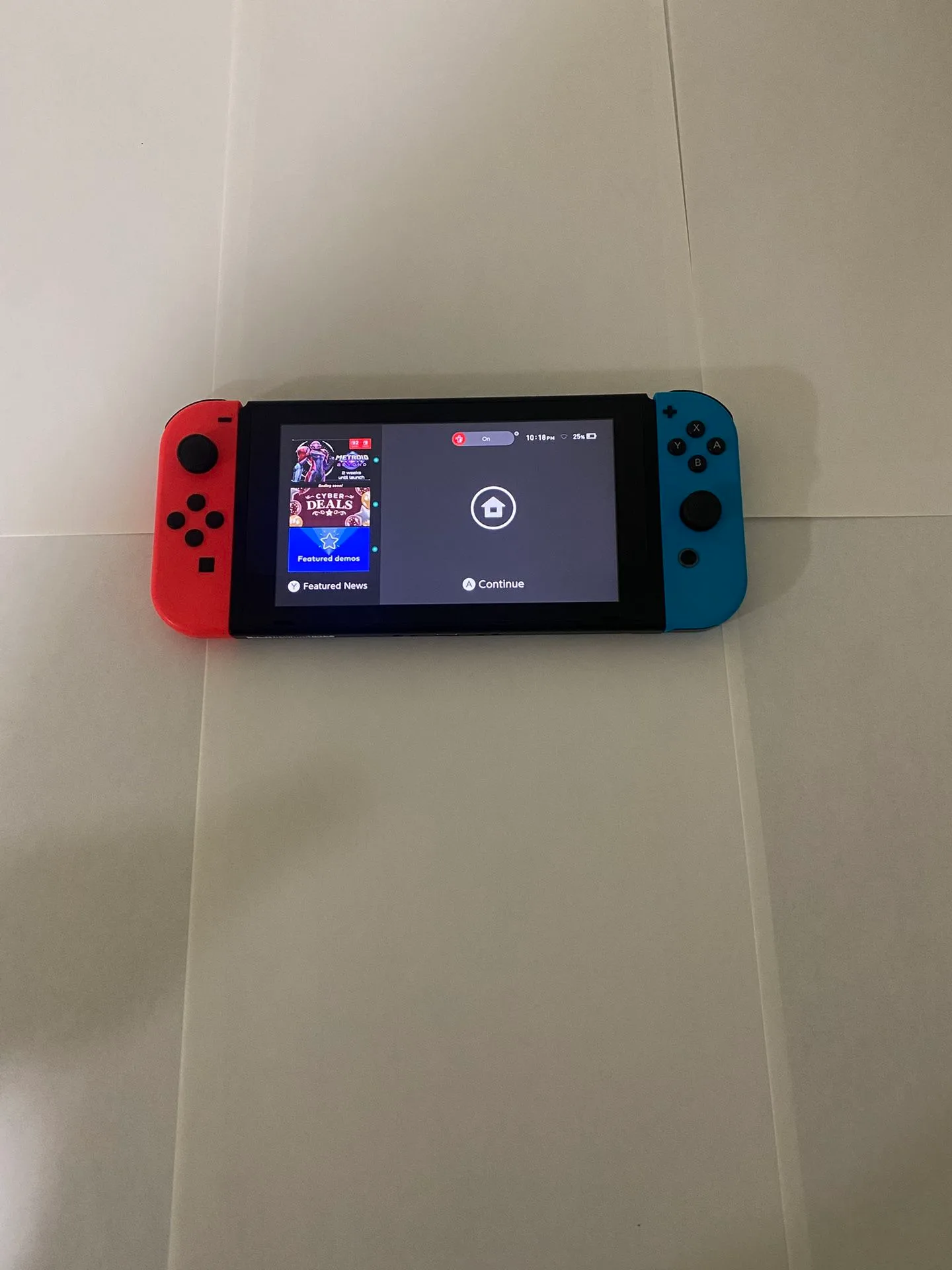 Nintendo Switch – Neon Red/Blue – Works Perfect – Clean