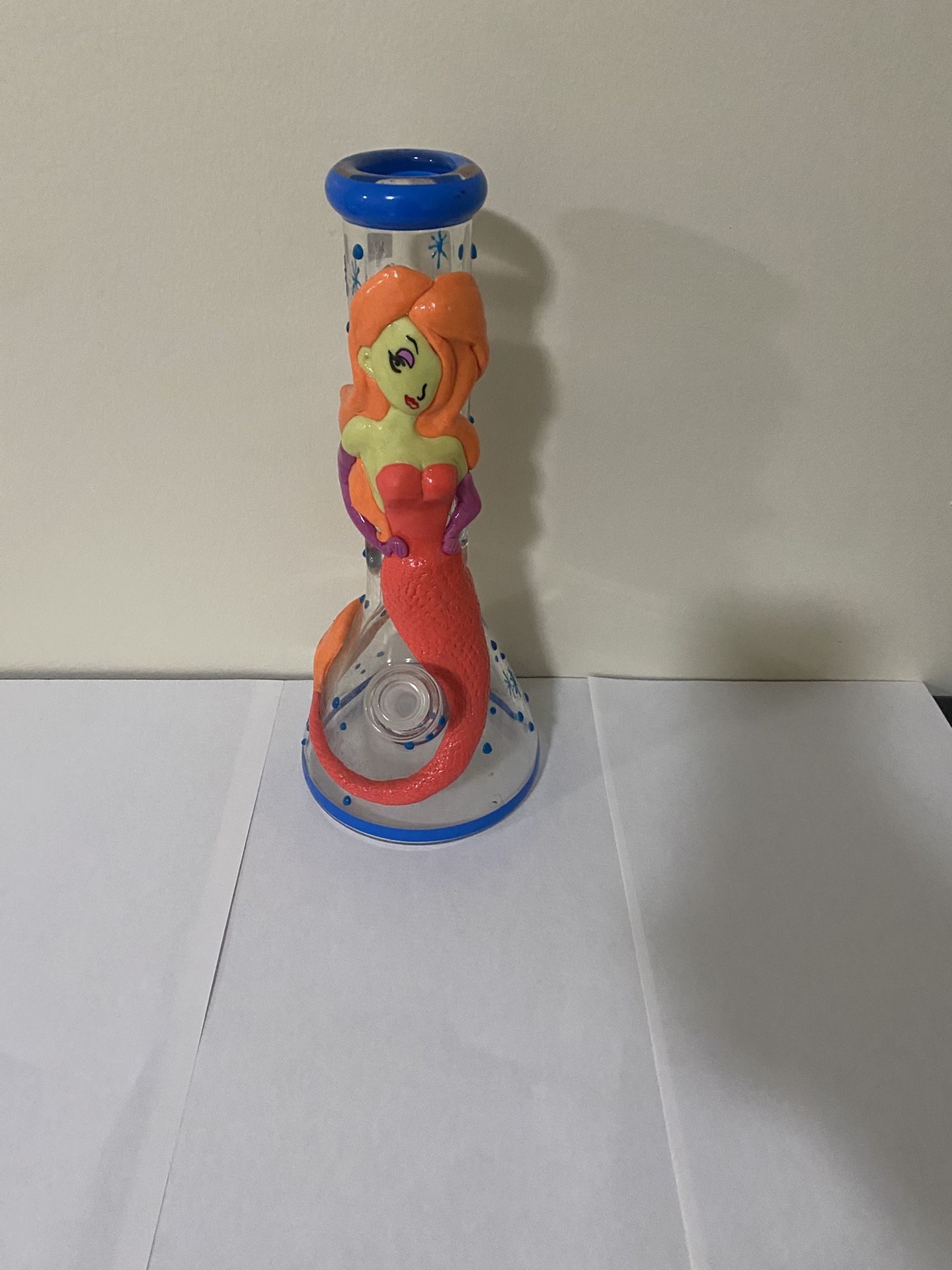 Bong Decorative Glass Art Piece – Mermaid Theme