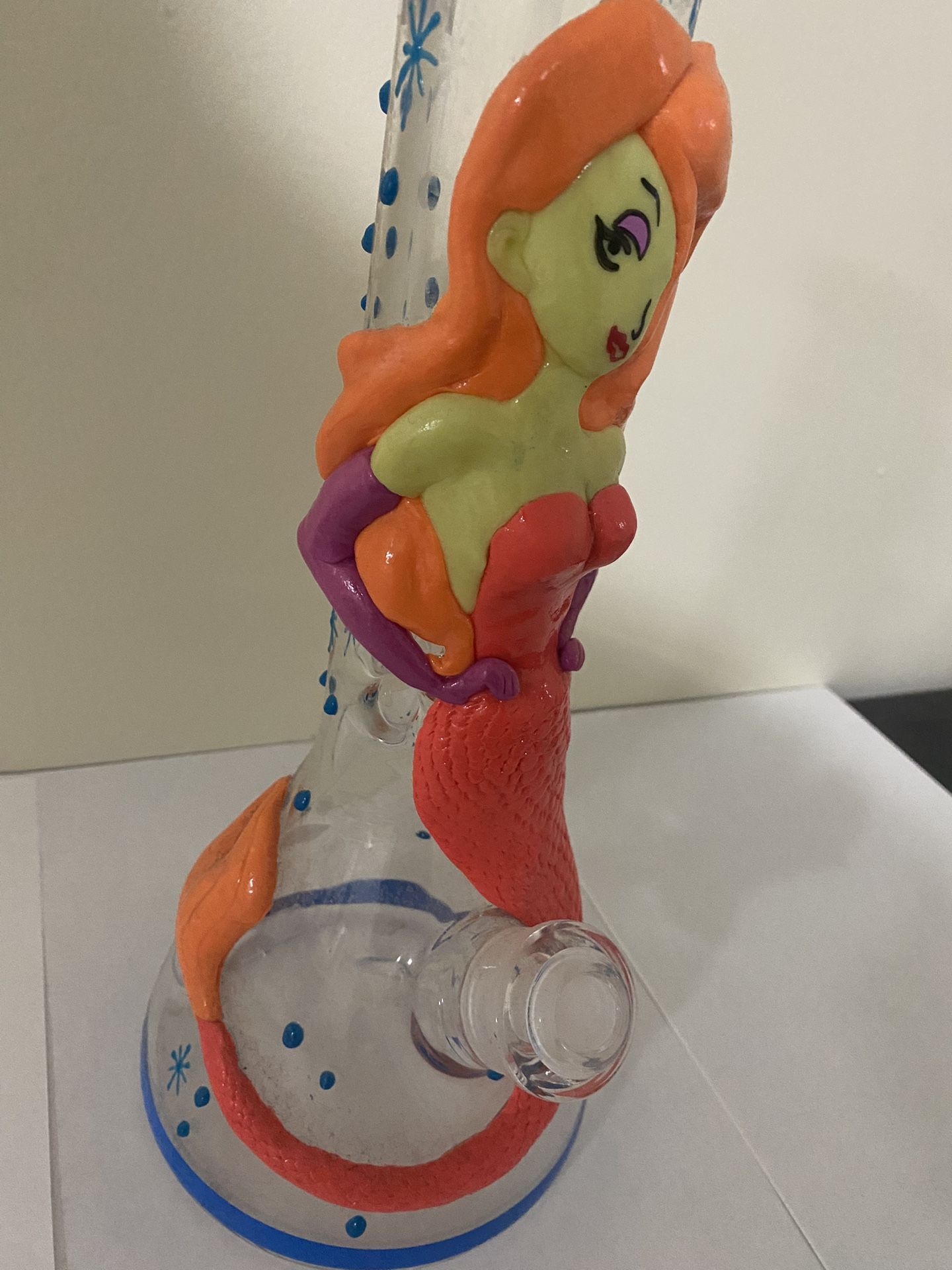 Bong Decorative Glass Art Piece – Mermaid Theme - photo 4