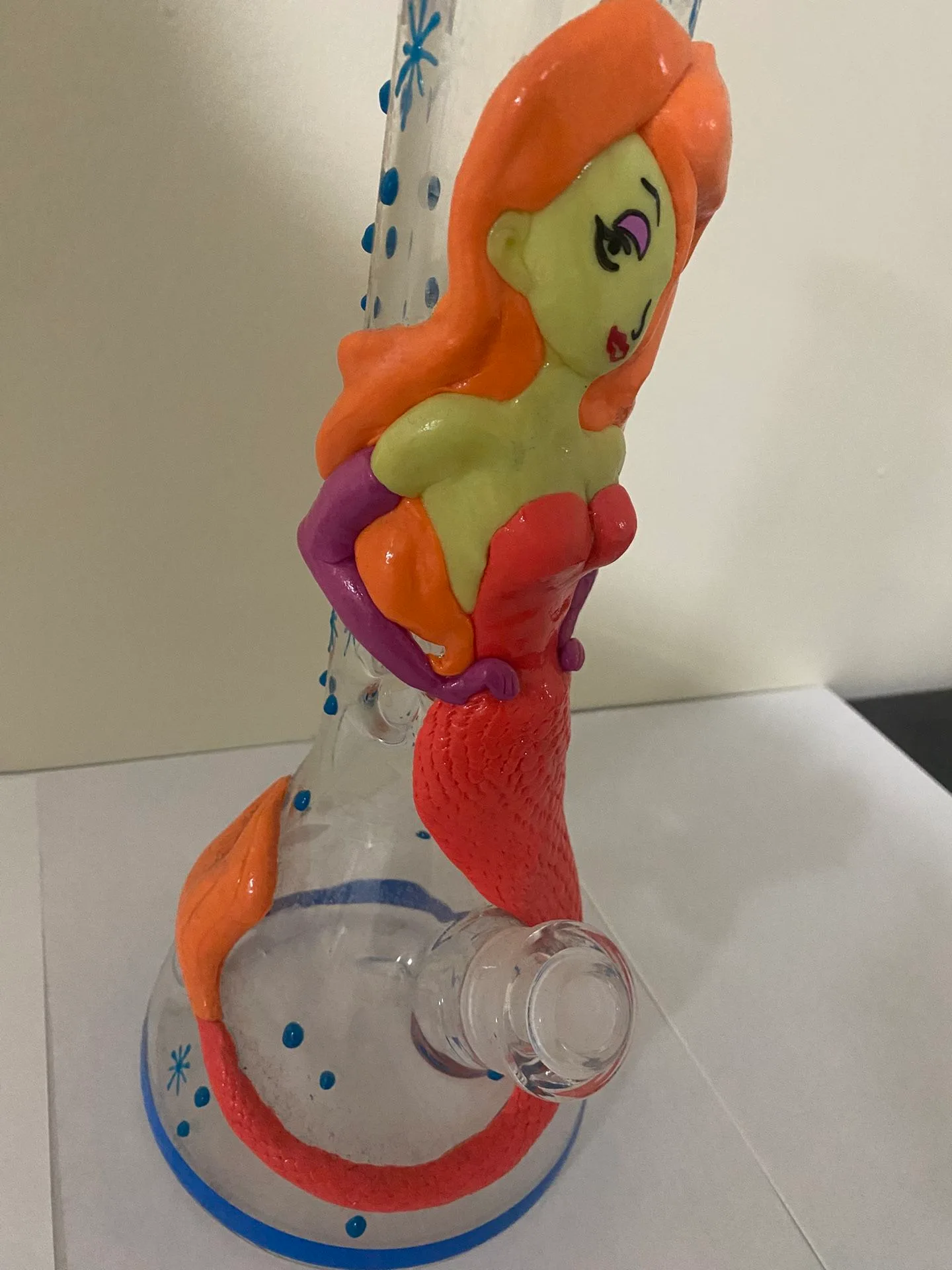 Bong Decorative Glass Art Piece – Mermaid Theme image indicator(4)