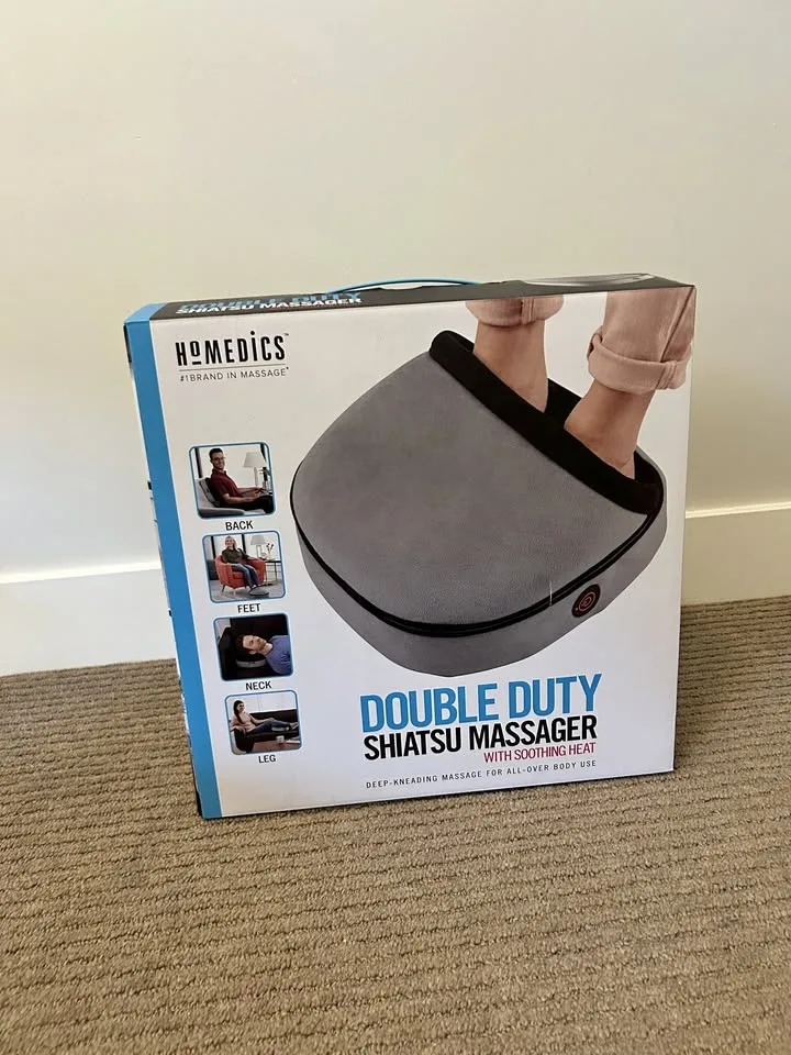 Homedics Double Shiatsu Massager with Soothing Heat