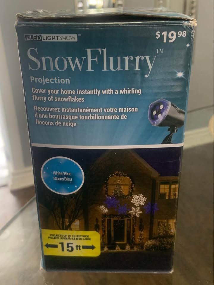 LED Lightshow Snowflurry Projection #Cleanout - photo 2