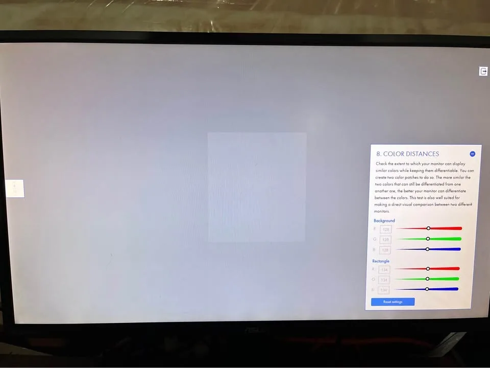 ASUS MG278 monitor (27", 144 Hz TN) image indicator(9)