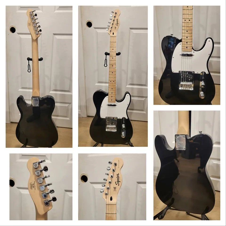 $280 Squier Telecaster Electric Guitar - Affinity Series - Black